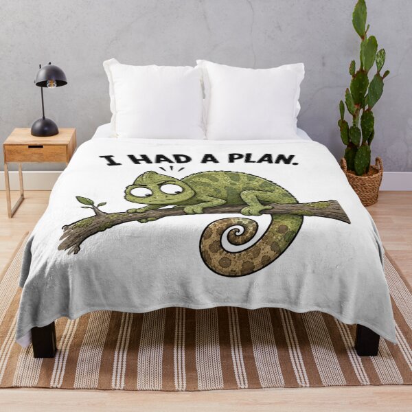 Item preview, I Had a Plan Funny Chameleon T-Shirt | Everyday Chaos Club designed and sold by Kiinaaa.