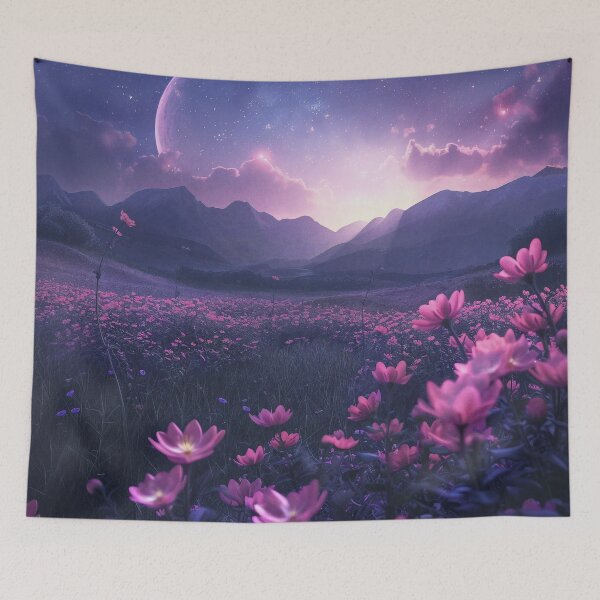 Item preview, Celestial Garden Beneath Starry Skies designed and sold by QuantumDrift.