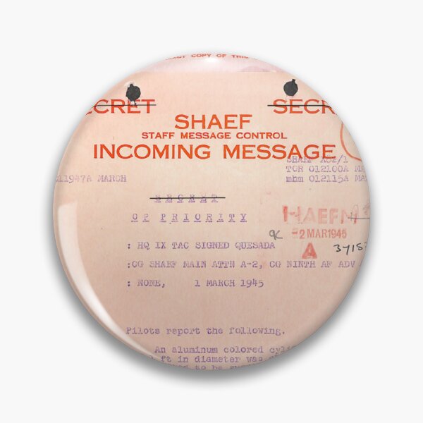 Item preview, UFO - DECLASSIFIED 331_120752_numeric_files_1944–1945_37153_page9 designed and sold by CG17s.