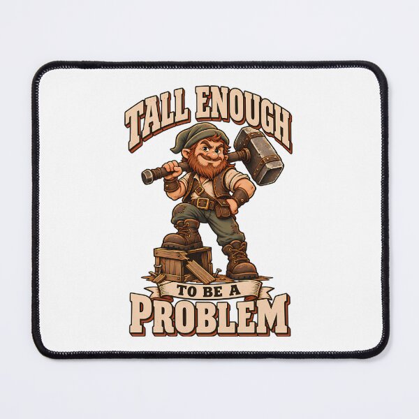 Item preview, Tall Enough To Be A Problem Funny , Tall Girl Humor Gift, Sarcastic Height Joke Graphic Tee designed and sold by HeatherRoden.