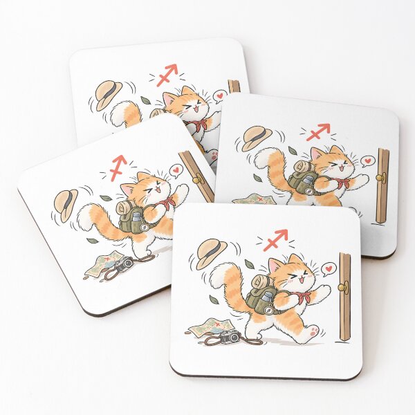 Item preview, Sagittarius Cat – Born to Explore designed and sold by NucciCollective.