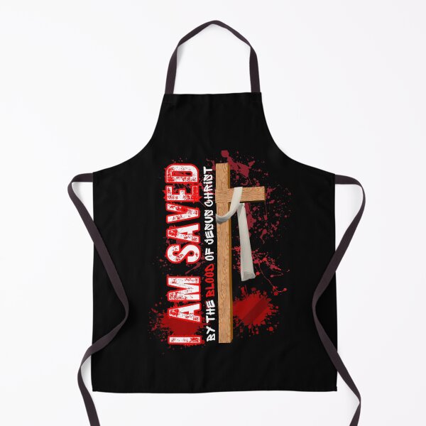 Item preview, I am Saved By Blood Of Jesus Christ Motivation Quote  - Anniversary Gifts For Husband - Black designed and sold by Doiemacreations.