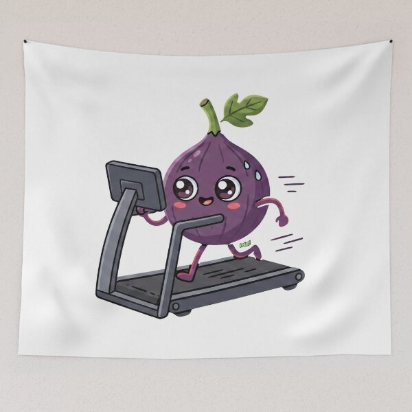 Item preview, Sweaty Fig on the Run – Funny Fitness Motivation designed and sold by YOFANTZ!.
