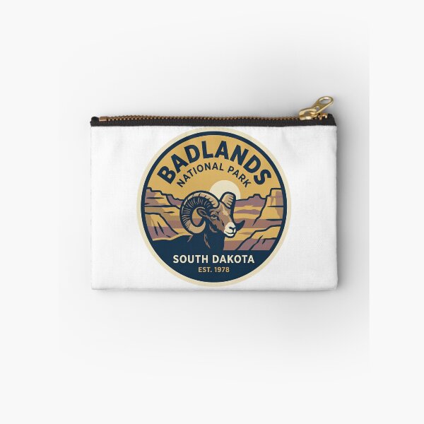 Item preview, Badlands National Park South Dakota Vintage Bighorn Sheep Badge designed and sold by LittleArij.
