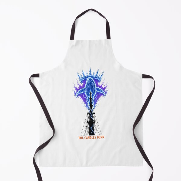 Item preview, The Candles Burn Electric Whale and Flaming Crown designed and sold by Fenay Designs.