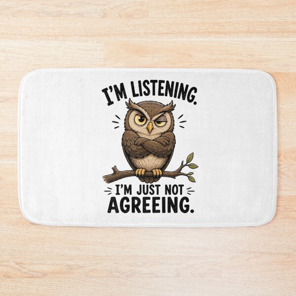 Item preview, I'm Listening. I'm Just Not Agreeing. Funny Owl T-Shirt | Everyday Chaos Club designed and sold by Kiinaaa.