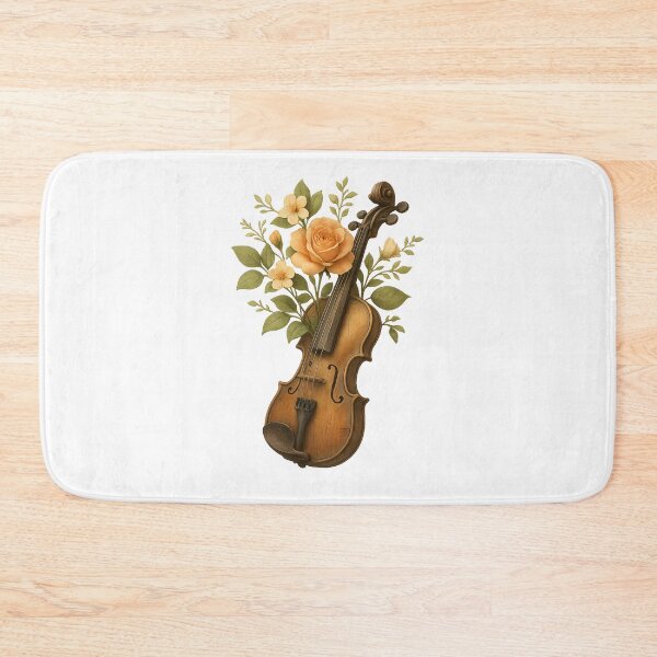 Item preview, Floral Violin – Romantic Music and Flowers designed and sold by Yomere.