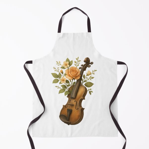 Artikelvorschau, Florale Violine – Romantische Musik und Blumen entworfen und verkauft von Yomere.