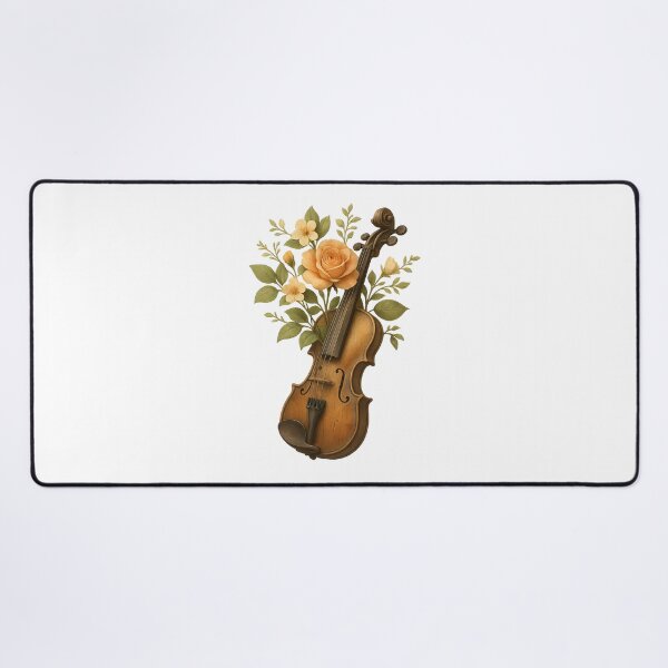 Item preview, Floral Violin – Romantic Music and Flowers designed and sold by Yomere.