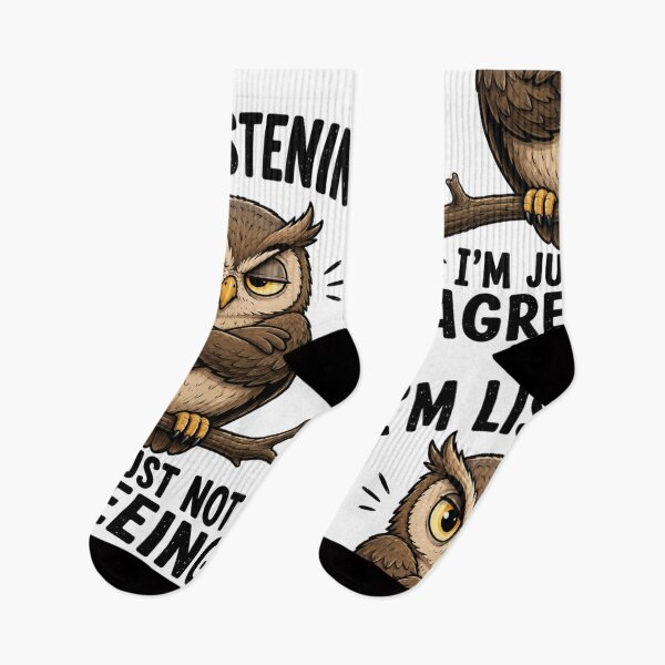 Item preview, I'm Listening. I'm Just Not Agreeing. Funny Owl T-Shirt | Everyday Chaos Club designed and sold by Kiinaaa.
