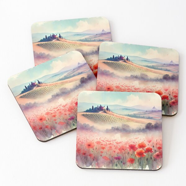Item preview, Poppy Field In Tuscany designed and sold by Visual Nomad Club.