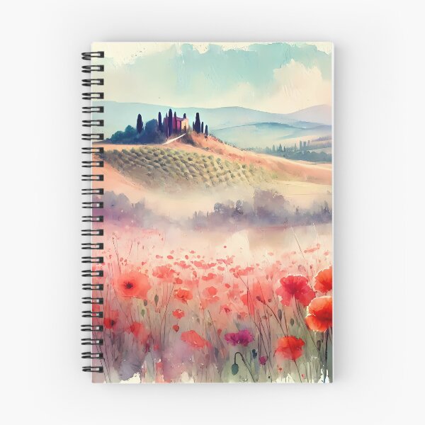 Item preview, Poppy Field In Tuscany designed and sold by Visual Nomad Club.