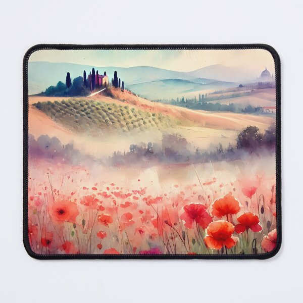 Item preview, Poppy Field In Tuscany designed and sold by Visual Nomad Club.