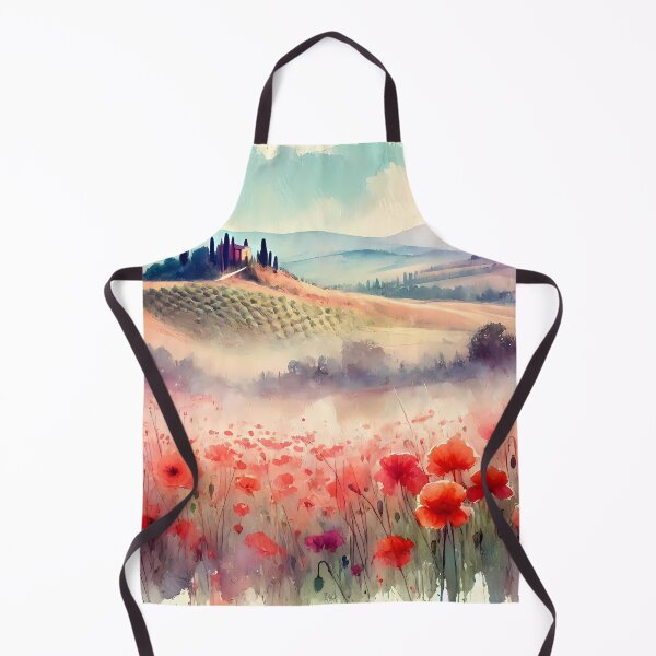 Item preview, Poppy Field In Tuscany designed and sold by Visual Nomad Club.