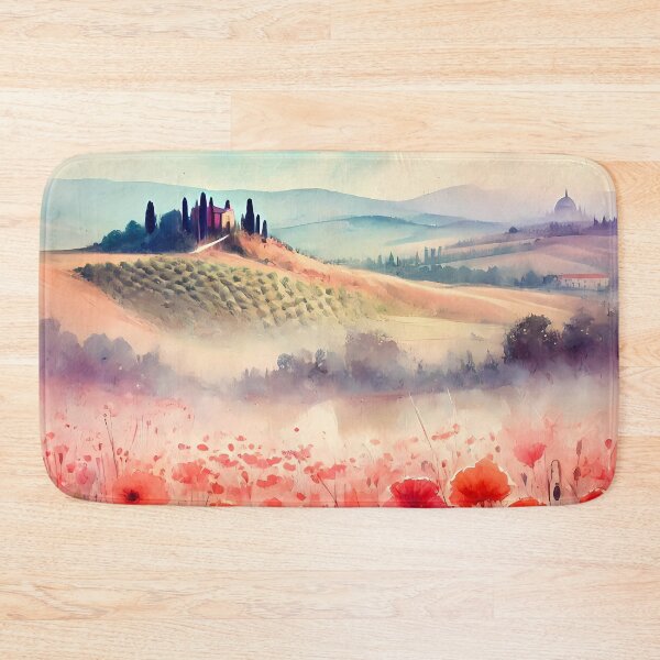 Item preview, Poppy Field In Tuscany designed and sold by Visual Nomad Club.