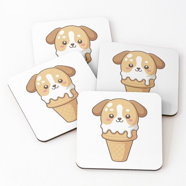 Item preview, Cute Ice Cream Dog designed and sold by KD Merch.