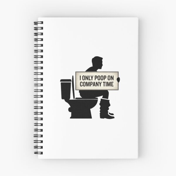 Item preview, I only poop on company time  designed and sold by 1guy1girl.