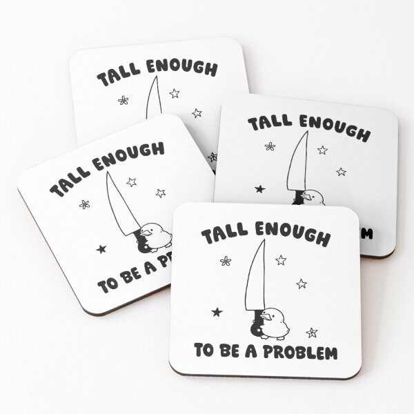 Item preview, Tall Enough To Be A Problem Funny Duck Humor designed and sold by HeatherRoden.