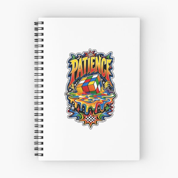 Item preview, Patience Melting Rubik's Cube Colorful Retro Puzzle Design designed and sold by Wilcox PhotoArt.