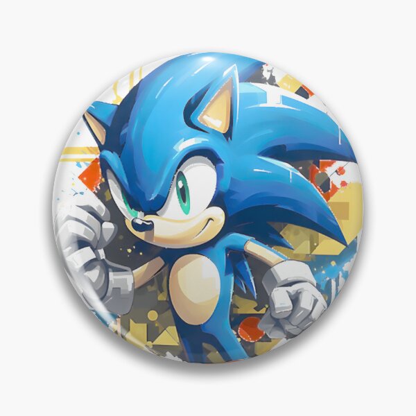 Item preview, Classic Sonic The Hedgehog Retro 90S Cartoon Gaming Art ⭐⭐⭐⭐⭐ designed and sold by M3Nx.