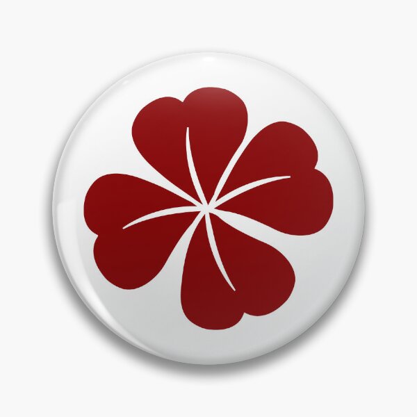 Item preview, Dark Red Four Leaf Clover Lucky Irish Charm designed and sold by pattern-archive.