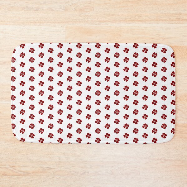 Item preview, Dark Red Four Leaf Clover Lucky Irish Charm designed and sold by pattern-archive.