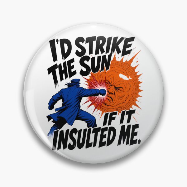 Item preview, I’d Strike the Sun Captain Ahab Comic Quote designed and sold by Fenay Designs.