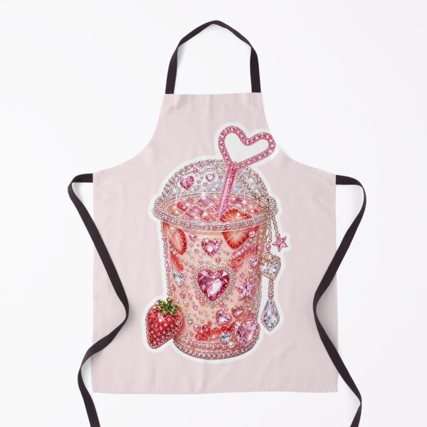 Item preview, Gem Maxxing Strawberry Milk Sticker – Bedazzled Rhinestone Y2K Cute Drink designed and sold by MuseAI.