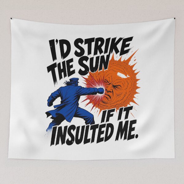 Item preview, I’d Strike the Sun Captain Ahab Comic Quote designed and sold by Fenay Designs.