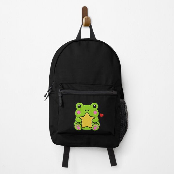 Item preview, Cute Frog Hugging Yellow Star Kawaii Embroidery Patch designed and sold by ColorSplash123.