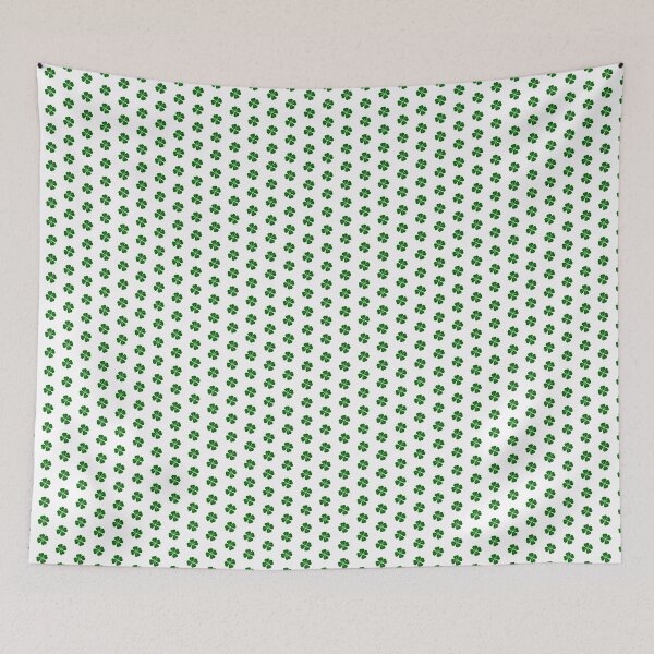 Item preview, Dark Green Four Leaf Clover Lucky Irish Charm designed and sold by pattern-archive.