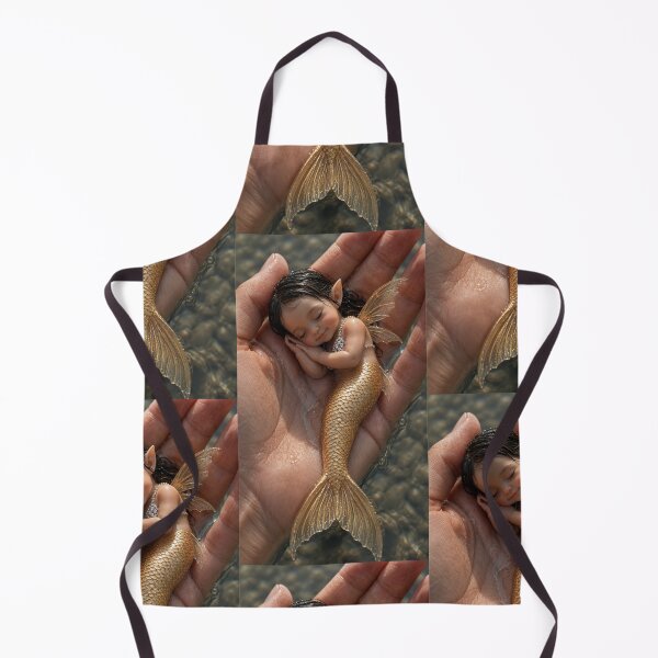 Item preview, Baby Mermaid Fantasy – Magical Ocean Art designed and sold by Bhaskar Digital Art.