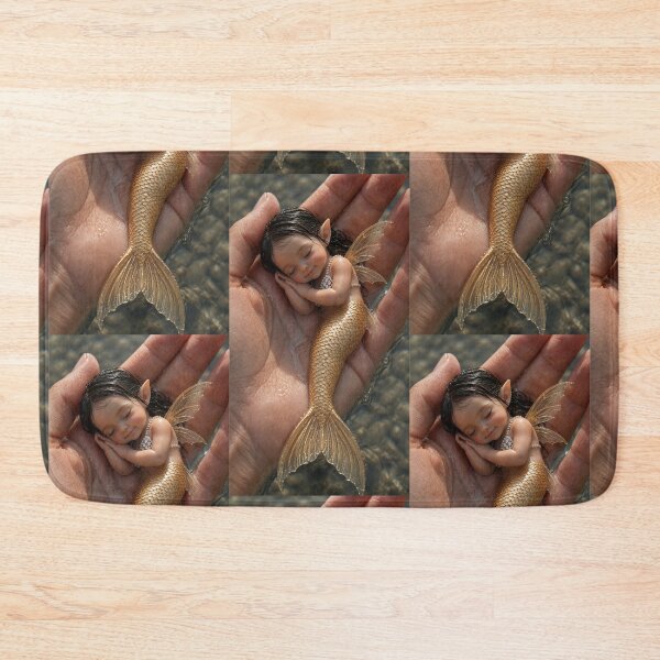 Item preview, Baby Mermaid Fantasy – Magical Ocean Art designed and sold by Bhaskar Digital Art.