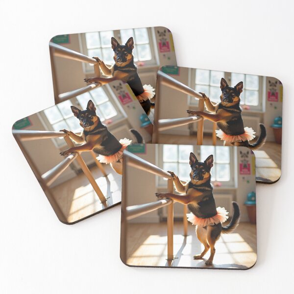 Item preview, GERMAN SHEPHERD BALLET DANCER DOG WITH TUTU designed and sold by PawsStudioAU.