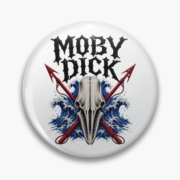 Item preview, Moby Dick Whale Skull and Crossed Harpoons designed and sold by Fenay Designs.
