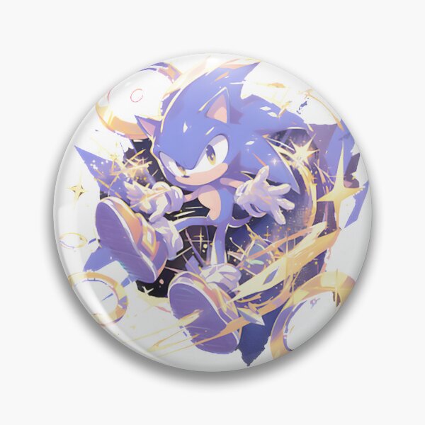 Item preview, Sonic Classic Cartoon Art – Retro Blue Hedgehog Design Print PERFECT GIFT FOR YOU AND FRIENDS designed and sold by Sotiris Papadimas.