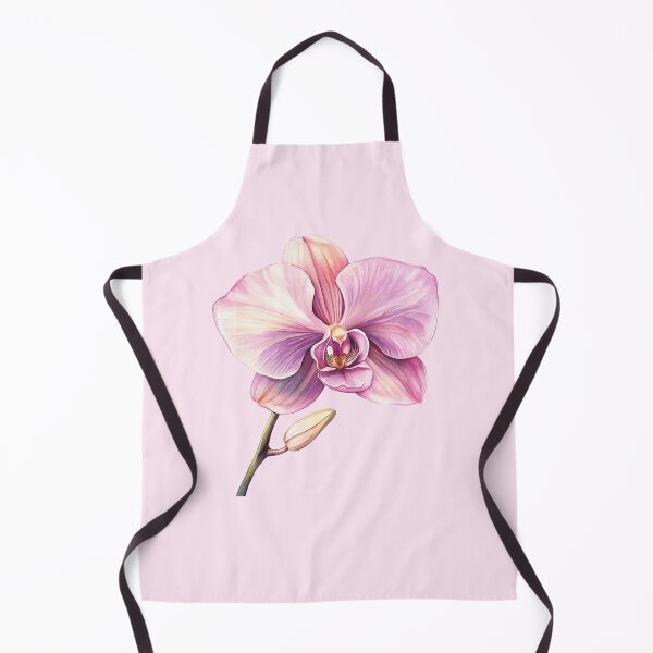 Item preview, Pink Orchid Flower Botanical Illustration designed and sold by jianina-alondra.