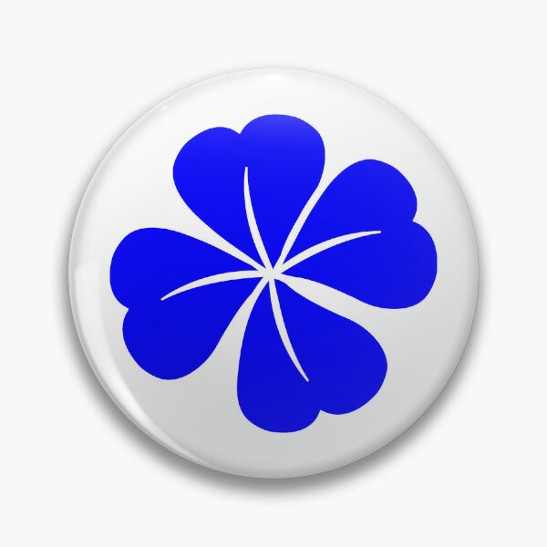 Item preview, Blue Four Leaf Clover Lucky Irish Charm designed and sold by pattern-archive.