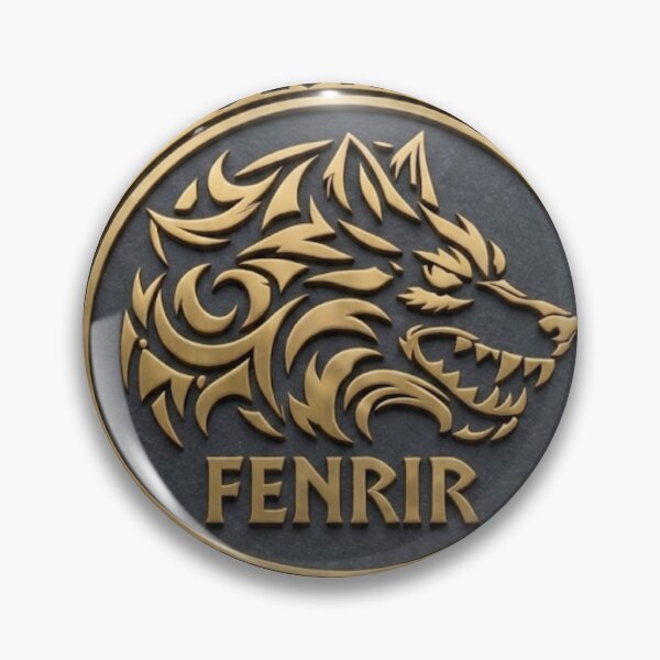 Item preview, Fenrir Emblem – Destiny Can’t Be Stopped designed and sold by Warrior’s Path.