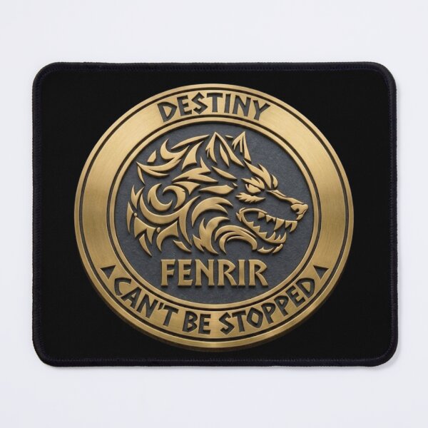Artikelvorschau, Fenrir Emblem – Das Schicksal lässt sich nicht aufhalten entworfen und verkauft von Warrior’s Path.