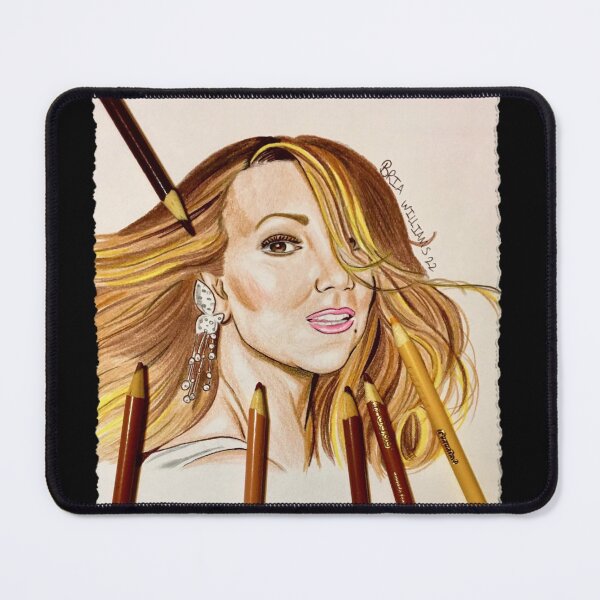 Item preview, Mariah Carey Colored Pencil designed and sold by BriMarlenaArt7.