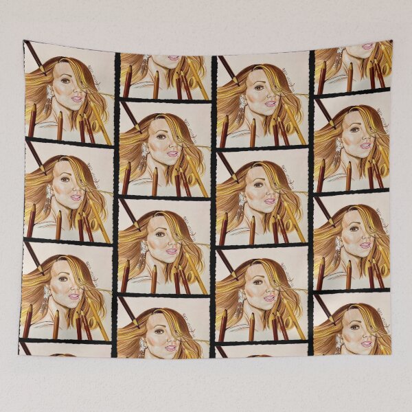 Item preview, Mariah Carey Colored Pencil designed and sold by BriMarlenaArt7.