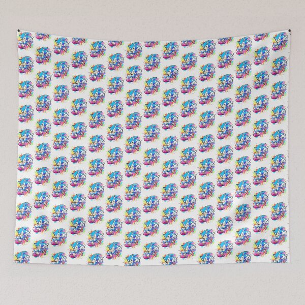Item preview, Classic Sonic The Hedgehog Art | Retro Cartoon Fan Gift PERFECT GIFT FOR YOU AND FRIENDS designed and sold by M3Nx.