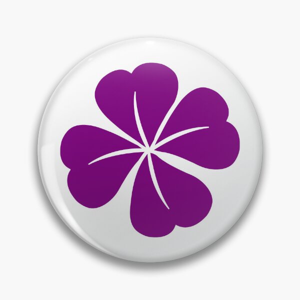 Item preview, Purple Four Leaf Clover Lucky Irish Charm designed and sold by pattern-archive.