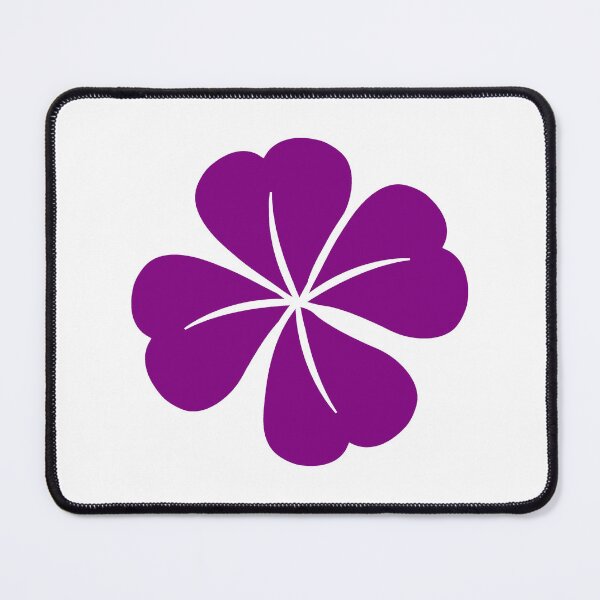 Item preview, Purple Four Leaf Clover Lucky Irish Charm designed and sold by pattern-archive.