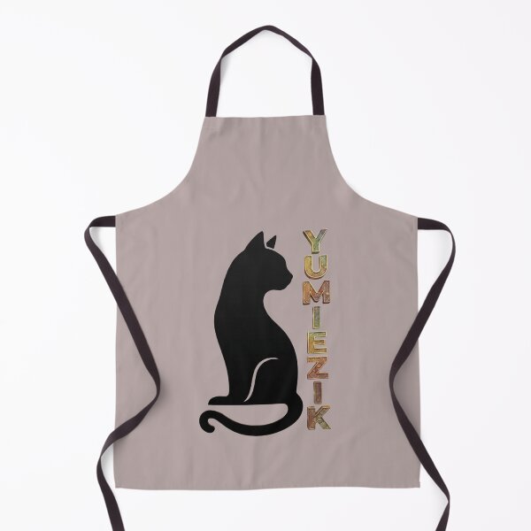 Item preview, YUMIEZIK Aesthetic Black Cat Silhouette with Rainbow Gold Crypto Typography designed and sold by Xyshope.