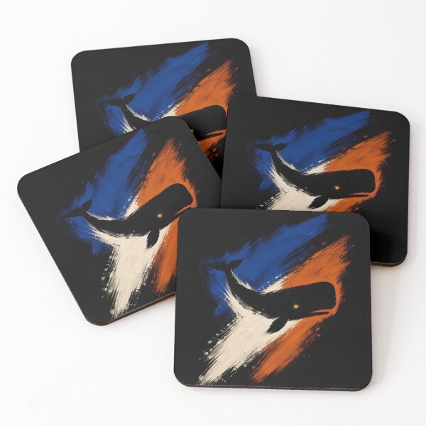 Item preview, Stormborn Whale Abstract Brushstroke Art designed and sold by Fenay Designs.
