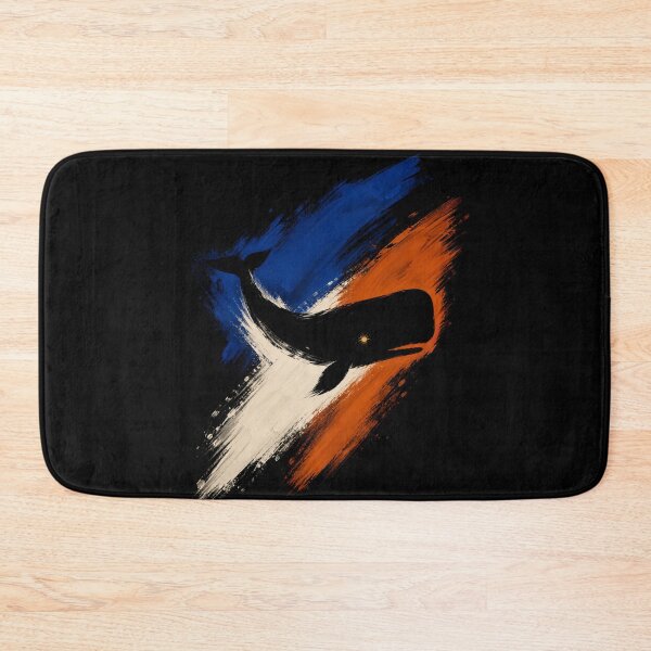 Item preview, Stormborn Whale Abstract Brushstroke Art designed and sold by Fenay Designs.