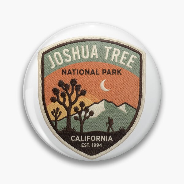 Item preview, Joshua Tree National Park California Twilight Embroidered Patch designed and sold by LittleArij.