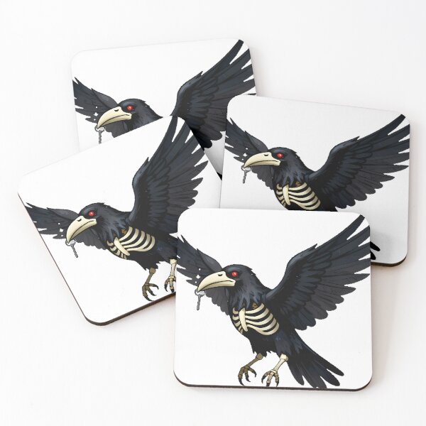 Item preview, Gothic Skeleton Raven designed and sold by IllumeInk.